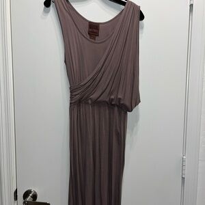 EVEN Womens Sleeveless Faux Wrap Dress Sz  L